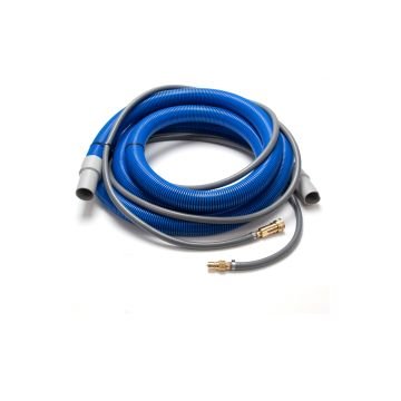 TMHD Vacuum Hose, 1-1/2" x 15', Blue with solution line and cuffs, 1 per carton