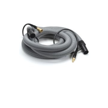 Insider Vacuum Hose, 1-1/2" x 20', Gray with insider solution line and swivel cuffs, Up to 400 P.S.I., 1 per carton