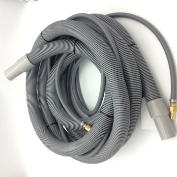 TMHD Vacuum Hose, 1-1/2" x 20', Gray Assembly & Cuffs, Solution Line 300+ Psi Heat Outsider
