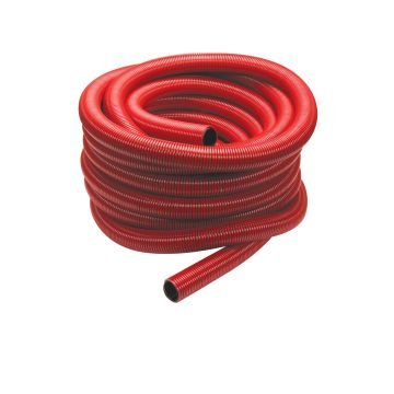 Super Heavy-Duty Vacuum Hose, 1-1/2" x 50', Red / Black, 1 per carton