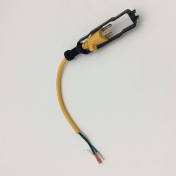 Cord, Vacuum, Yellow With Black Cord, Pigtail