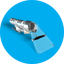 Hand tool is great for spot treatment and cleaning upholstery.